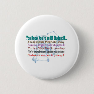 Ademhalingstherapie Student Ronde Button 5,7 Cm