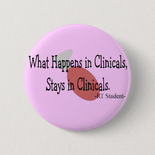 Ademhalingstherapie Studenten Giften Ronde Button 5,7 Cm