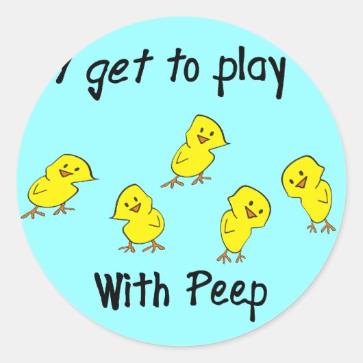 Ademhalingstherapiecadeaus—Hilarisch Ronde Sticker (Voorkant)