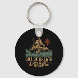 Ademloze Wandelvereniging Funny Bergbeklimmen Sleutelhanger