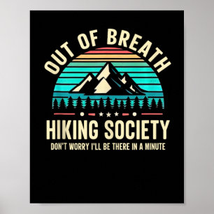 Ademloze Wandelvereniging Geen Zorgen Ik Zal Er Zi Poster