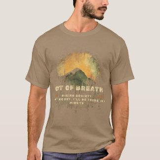 Ademloze Wandelvereniging Grappige vriend T-shirt