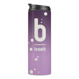 Adempaarse thermische tumbler thermosbeker