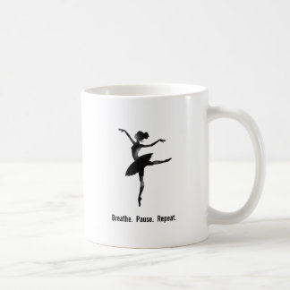 Adempauze herhaal balletdanser koffiemok