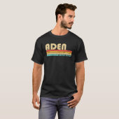 ADEN Name Personalized Funny Retro  Birthda T-shirt (Voorkant volledig)