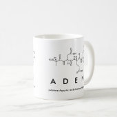 Aden peptide nom mug (Devant droit)