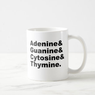 Adenine Guanine Cytosine Thymine DNA Nucleotiden Koffiemok