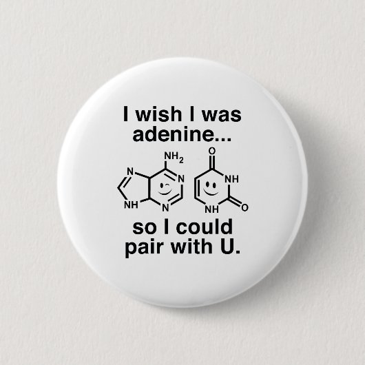Adenine Ronde Button 5,7 Cm (Voorkant)