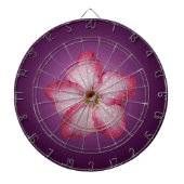 Adenium Roze Bloem Flora Gradiënt Violet Dartbord (Voorkant)