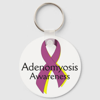 Adenomyosis Awareness Key chain Sleutelhanger