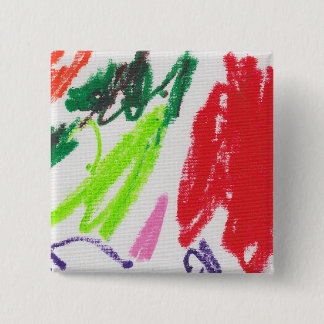 Aden's Geweldige pop Vierkante Button 5,1 Cm