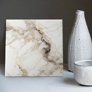 Ader van Goud Faux Marmer Intricate Accent Tegeltje