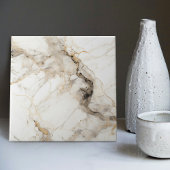 Ader van Goud Faux Marmer Intricate Accent Tegeltje