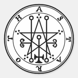 Adesivo Astaroth Goétia Ronde Sticker