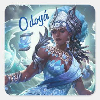 Adesivo auto colante Iemanjá Vierkante Sticker
