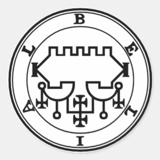 Adesivo Belial Goétia Ronde Sticker