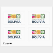 Adesivo bicentenario de Bolivia Rechthoekige Sticker (Vel)