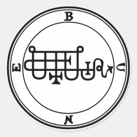 Adesivo Bune Goétia Ronde Sticker (Voorkant)