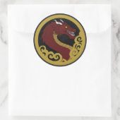 adesivo de dragão ronde sticker (Tas)