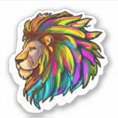 Adesivo de vinil com formato personalizado sticker (Voorkant)