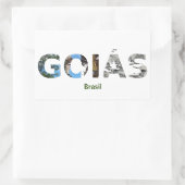 Adesivo Goiás Rechthoekige Sticker (Tas)