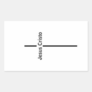 Adesivo Jesus Cristo Rechthoekige Sticker