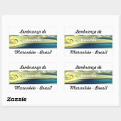 Adesivo lembrança de Maranhão Rechthoekige Sticker (Vel)