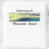 Adesivo lembrança de Maranhão Rechthoekige Sticker (Tas)