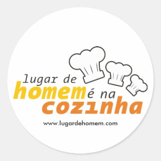 Adesivo Lugar de Homem é na Cozinha Ronde Sticker