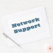 Adesivo network support rechthoekige sticker (Envelop)