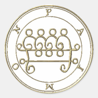 Adesivo Paimon 2 Goétia Ronde Sticker