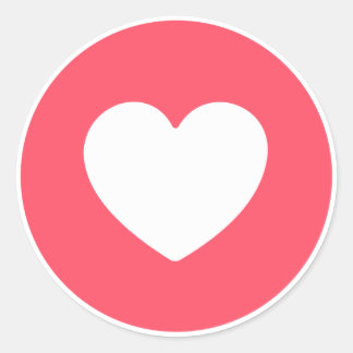 Adesivo Redondo Reação Amei Ronde Sticker