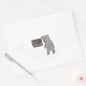 Adesivo redondo ronde sticker (Envelop)