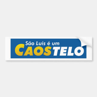 Adesivo São Luís é um Casotelo Bumpersticker