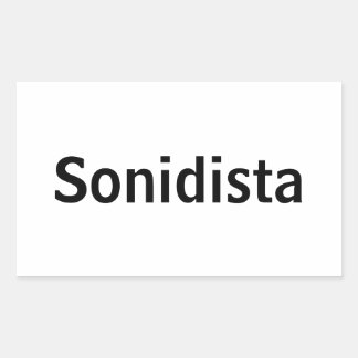 Adesivo Sonidista Rechthoekige Sticker