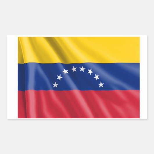 Adesivo Venezuela Rechthoekige Sticker (Voorkant)