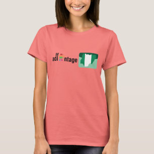 Adfantage Nigeria Logo & vlag T-shirt