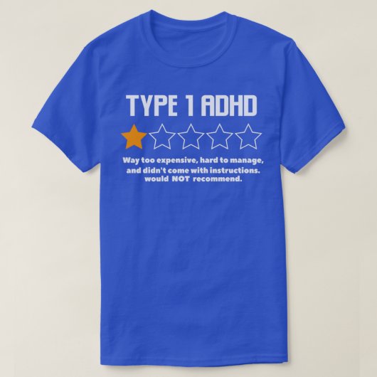 ADHD 11 T-SHIRT (Design voorkant)