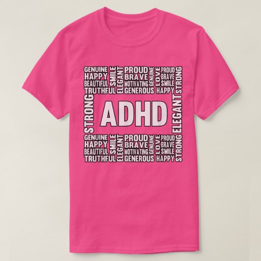 ADHD 6 T-SHIRT (Design voorkant)