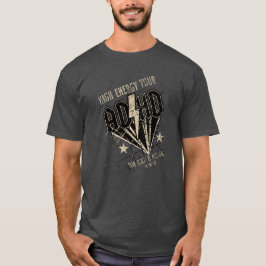 ADHD ACDC Retro Style T-Shirt