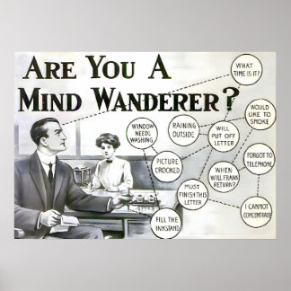 ADHD-Adverteren Poster | Vintage advertentie |