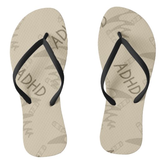 ADHD-afbeelding Teenslippers (Voetbed)