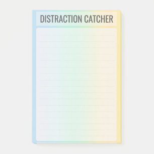 ADHD Afleidingsvanger Studie Brain Dump Post-it® Notes