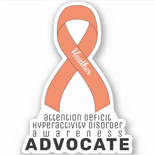 ADHD Awareness Advocate Vinyl Sticker (Voorkant)