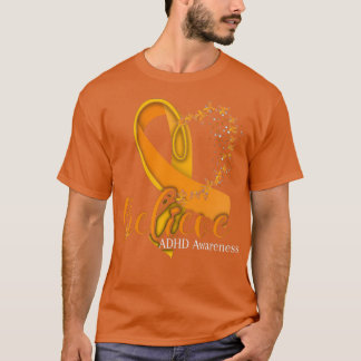 ADHD Awareness Support voegt Attentie Disorder bij T-shirt