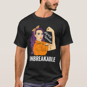 ADHD Awareness Warrior Unbreekable Disorder Zelden T-shirt