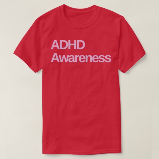 ADHD-bewustzijn 8 T-shirt (Design voorkant)