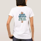 ADHD-BRAINS (achterzijde) T-shirt (Achterkant)