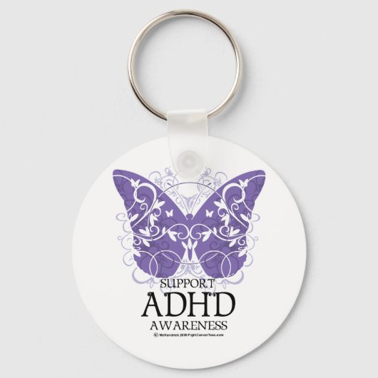 ADHD Butterfly Sleutelhanger (Voorkant)