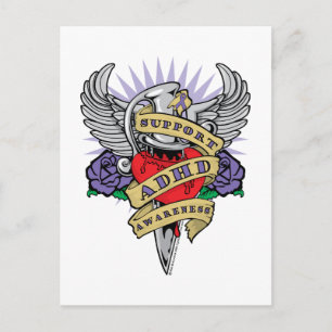 ADHD Dagger Briefkaart